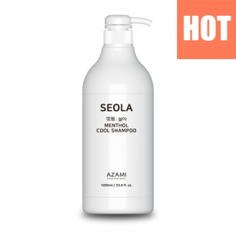 아자미 설아 멘톨 쿨 샴푸 1000ml [2+1] 프로모션