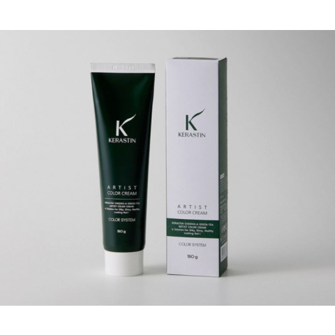 케라스틴 청아녹차 아티스트 칼라크림 150g (6개당 산화제1개 포함)